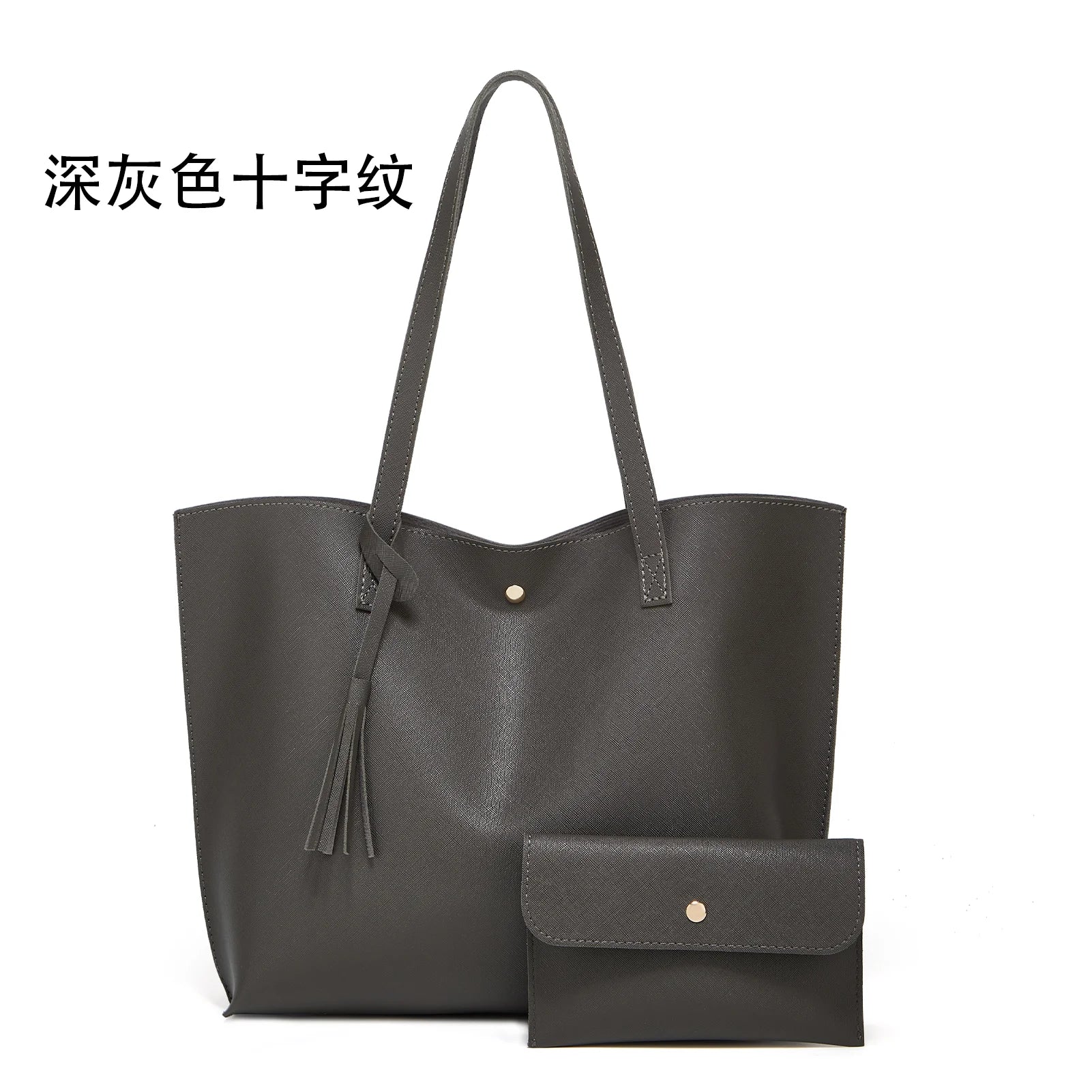 High-capacity ladies business tote bag new fashion handbag cross-border trend ladies shoulder bag large document bag