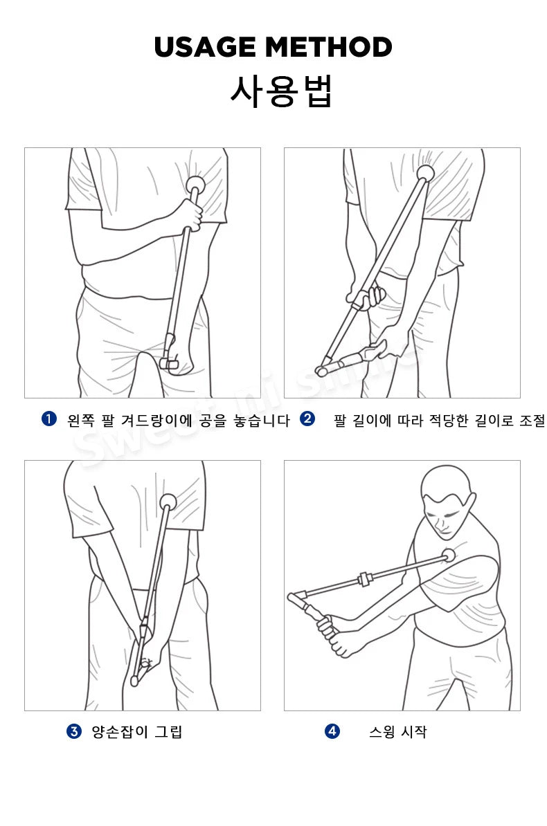 PGM Golf swing trainer Folding Correction Practitioner Adjustable Length Angle Beginner Available with Left Right Hands HGB023