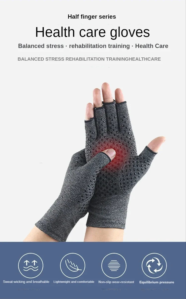 Compression Arthritis Gloves Wrist Support Brace Carpal Tunnel Pain Relief Women Men Therapy Wristband Anti-Slip Work Gloves