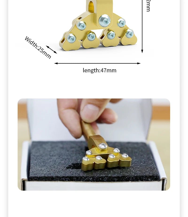 Guitar fractal fret press  acoustic electric instruments suit for various radius fretboard curvatures fret press tool