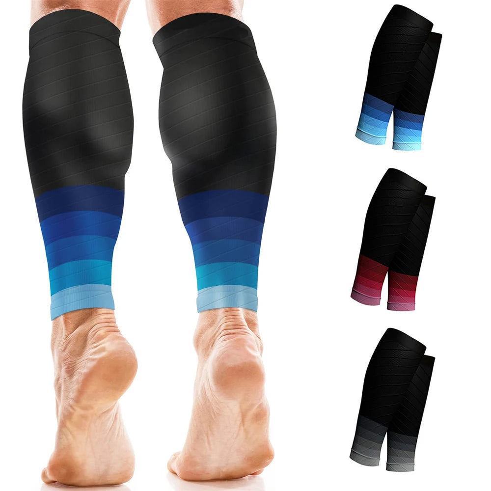 1Pair Compression Calf Sleeves Men Women Shin Splint Compression Sleeve 20-30mmhg,Footless Compression Socks for Running,Nurses