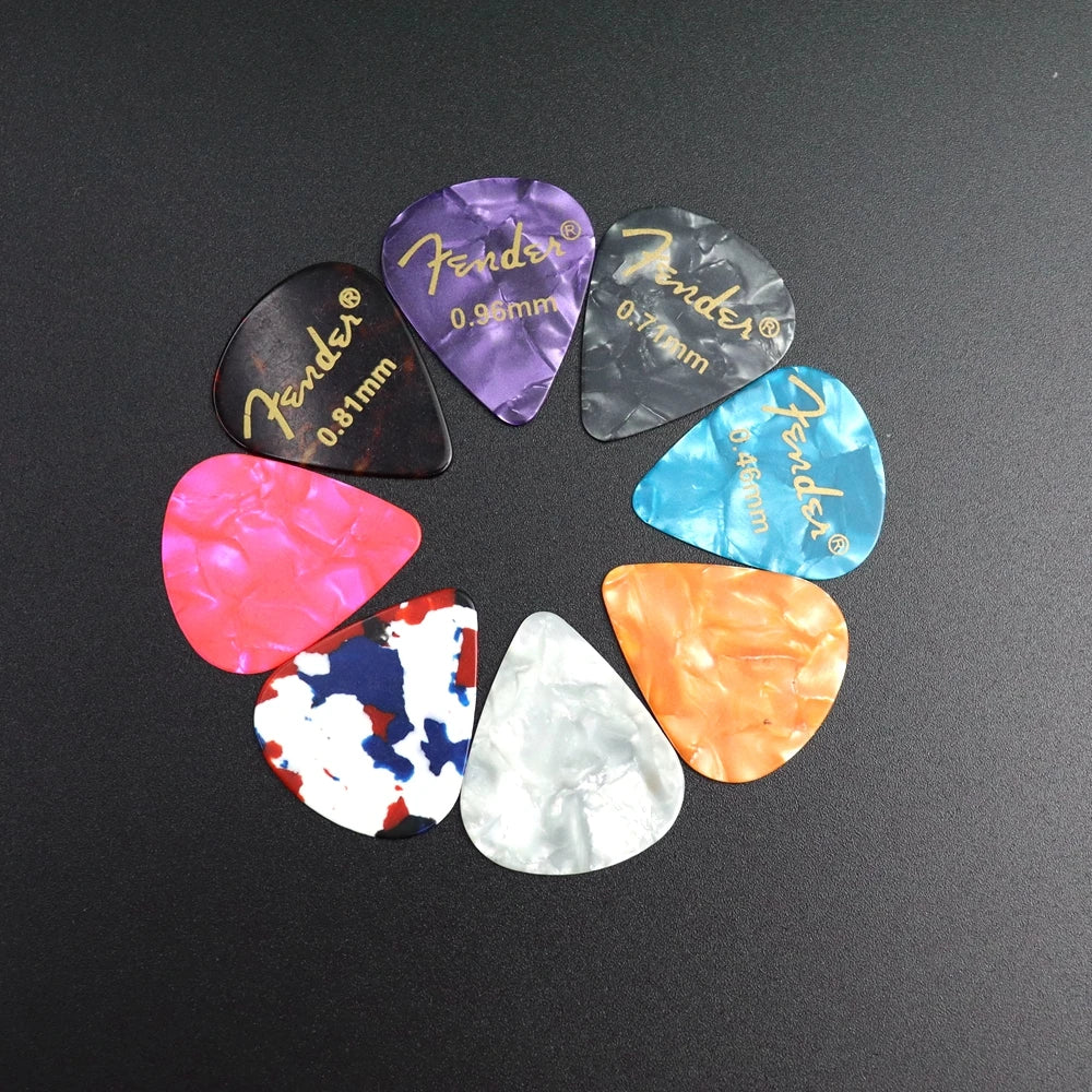 20&50&100 Pcs Acoustic Electric Guitar Picks Plectrum Celluloid Guitar Picks Accessories with Box Thickness 0.46mm-0.96mm