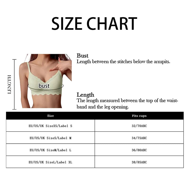 Sexy Seamless Bra Women Comfort Lingerie Sports Padded Tops Sexy Wireless Underwear Soft Bralette Support Bra Thin Intimates