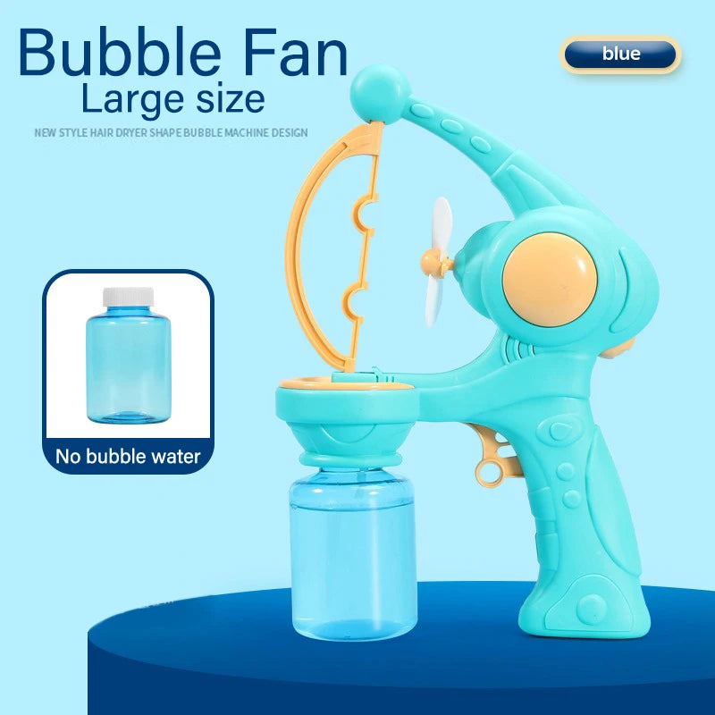 Fully Automatic Bubble Machine Rocket Electric Soap Bubble Gun Boys Girls Toys Children's Day Gift for Outdoor Party Playtime