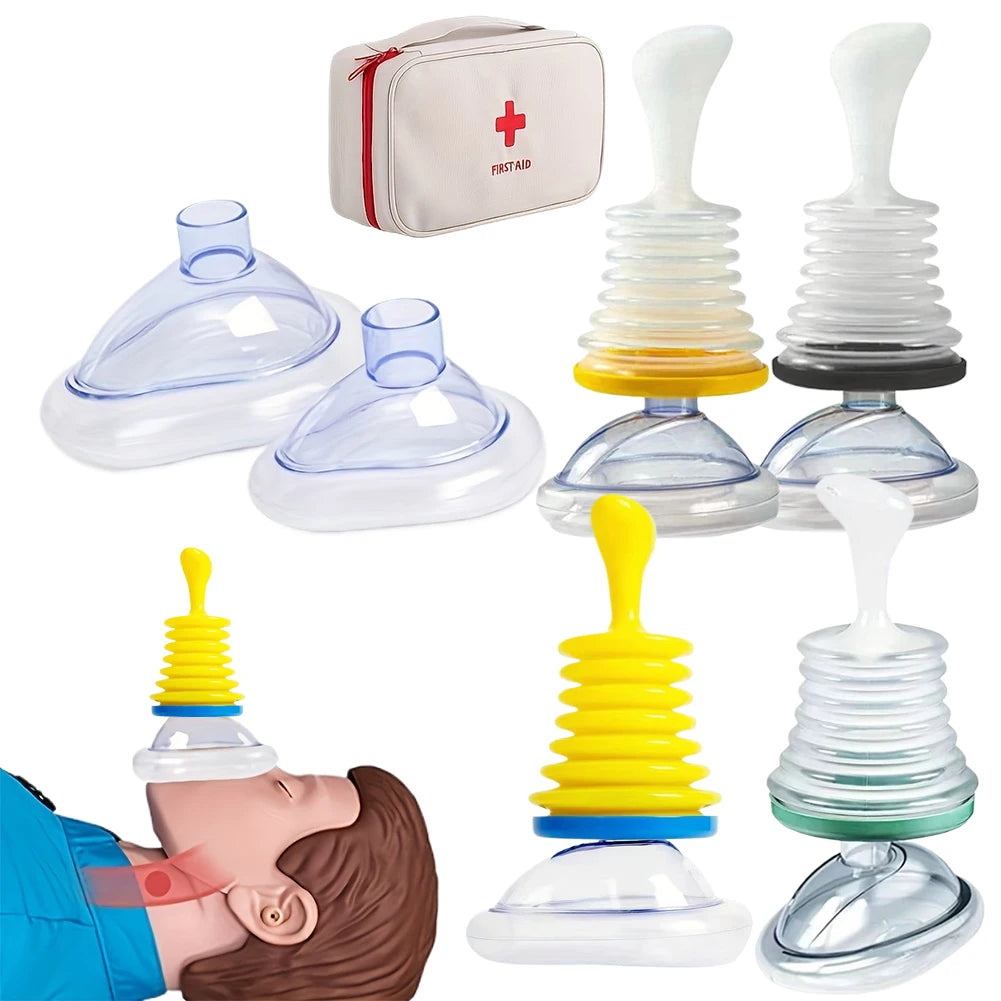 First Aid Kit Emergency Choking Rescue Device Adult Kids Choking Breathing Trainer Anti Suffocation Home Asphyxia Rescues Device