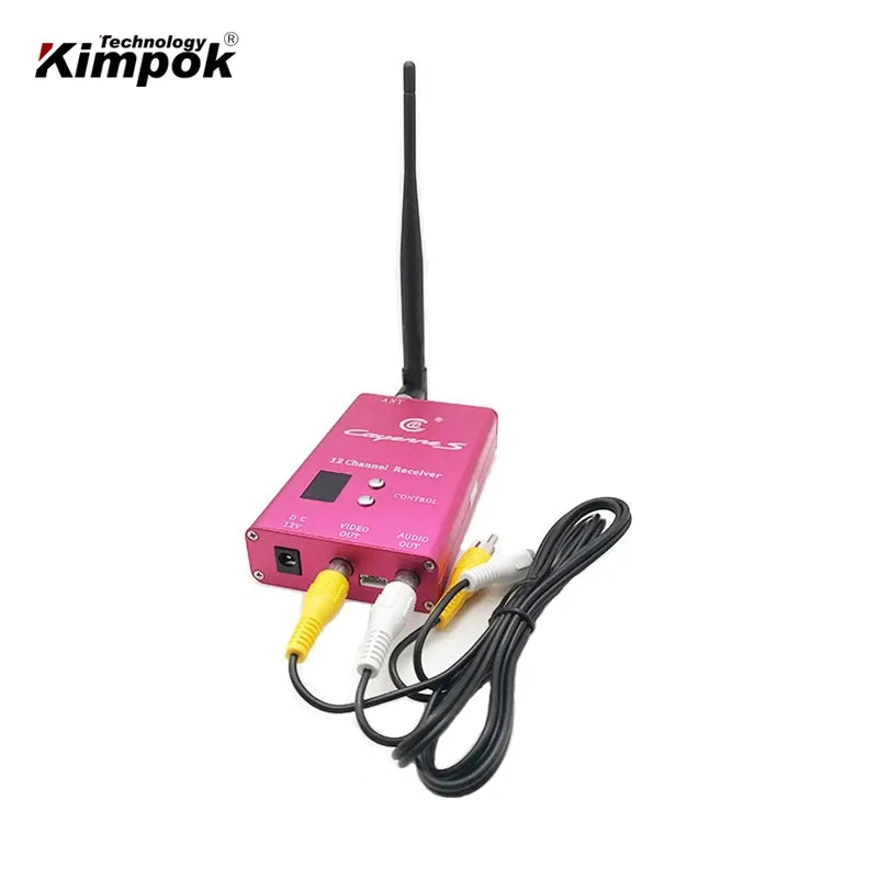 40km 1.2Ghz 1.3Ghz FPV UAV Video Transmitter and Receiver with 8W Drones Video Link 8 Channels