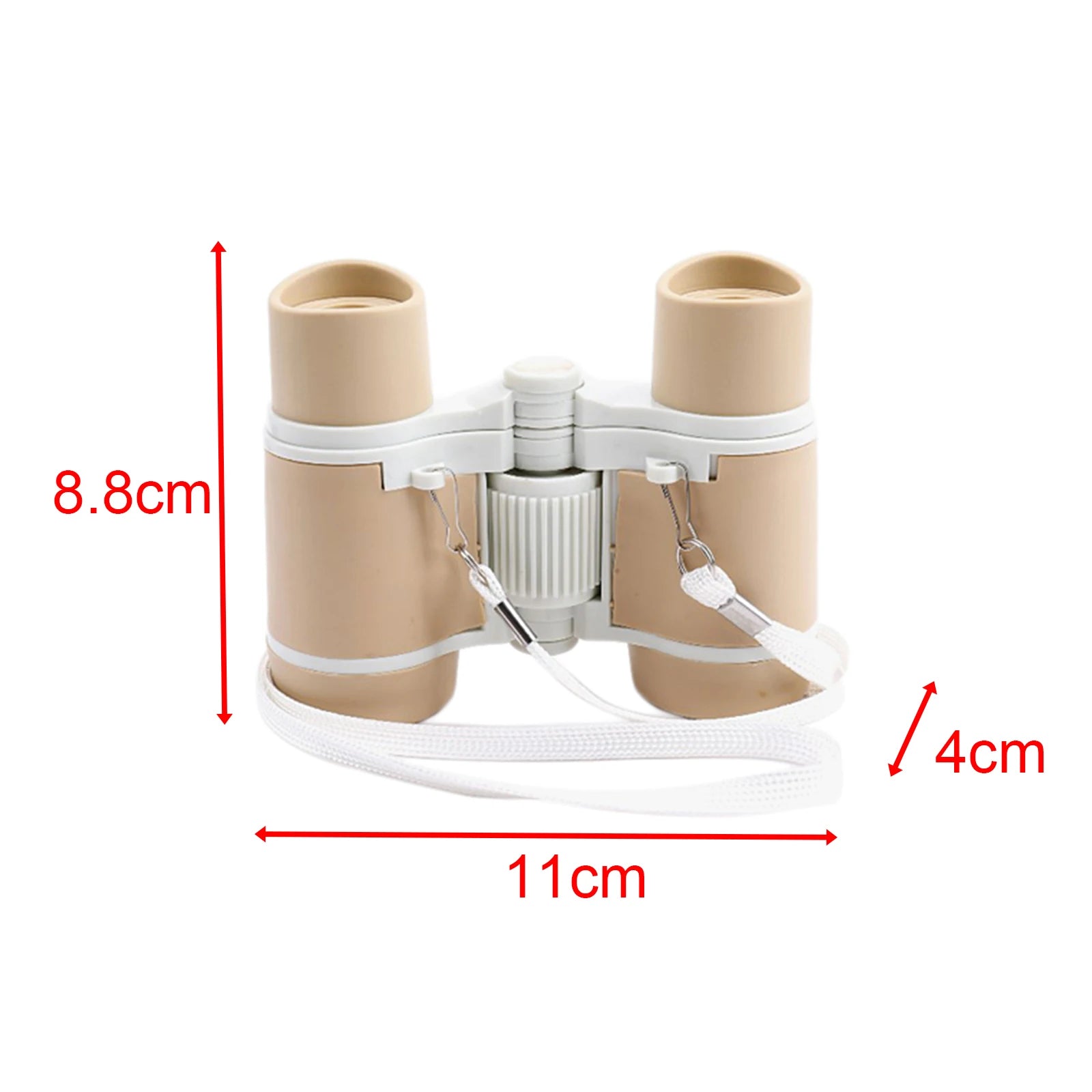 Jungle Binoculars Magnifying Glass Portable Children Magnification Toy Shockproof Telescope for Birthday Hiking Presents