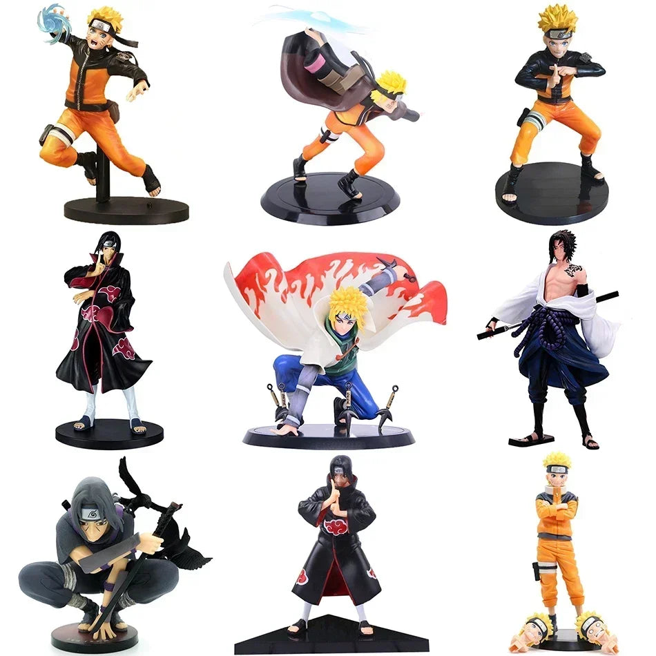 Naruto Anime Figure Kakashi  Sasuke  Blind Box Lucky Box Figure Mystery Box Anime Best Gift Exquisite Figurines