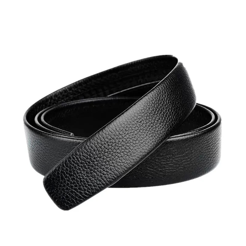 Men's belt metal automatic buckle work belt, high-quality men's belt, versatile for business and leisure