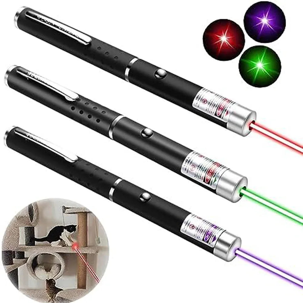 Mini 2 in1Cat Keychain Fun Pointer No battery Portable Laser pointer LED Training Torch Pet Cat Tickle Toy Flashlight