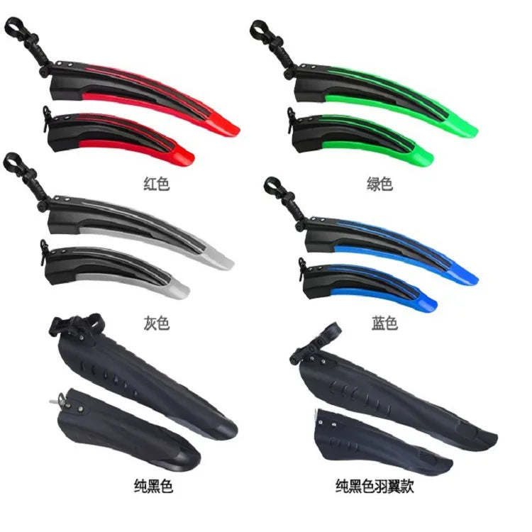 2 Pcs Bicycle Fenders Mountain Road Bike Mudguard Rear Mud Guard Wings For Bicycle Accessories