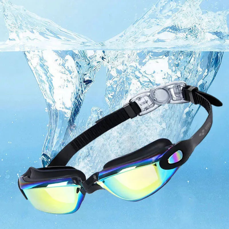 Professional Waterproof Swimming Goggles Anti-fog UV400 Leak Prevention Glasses Children Students Swim Eye Protection Eyewear