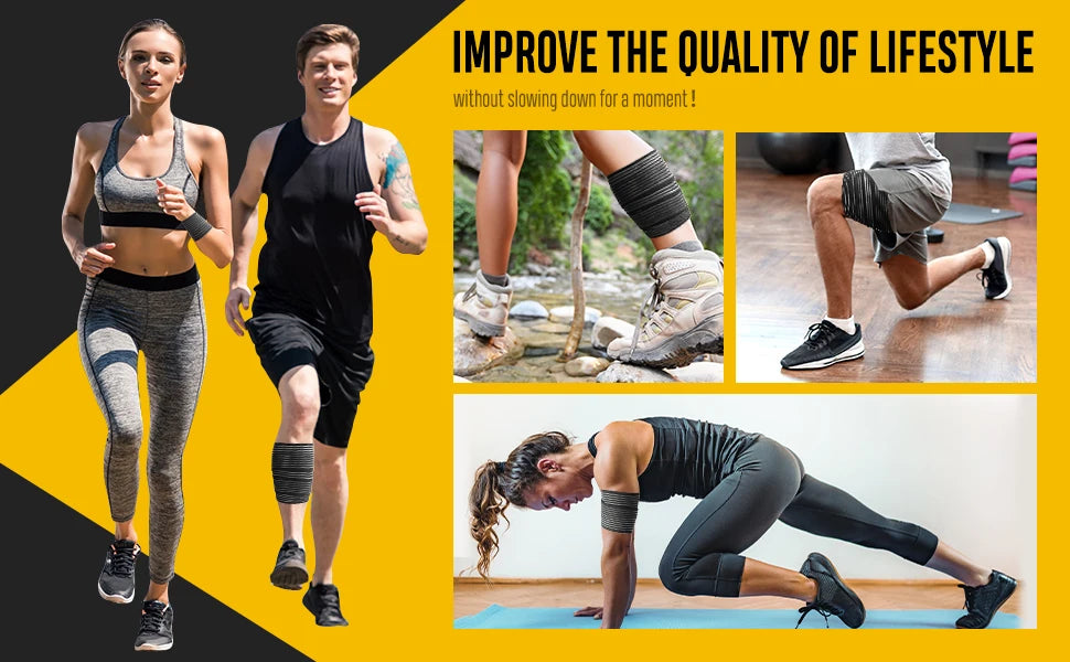 1Pcs 40-200cm Compression Bandage Protector Knee Support Brace Sports Elastic Elbow Straps Leg Bands Elast Bandag Workout Wrap