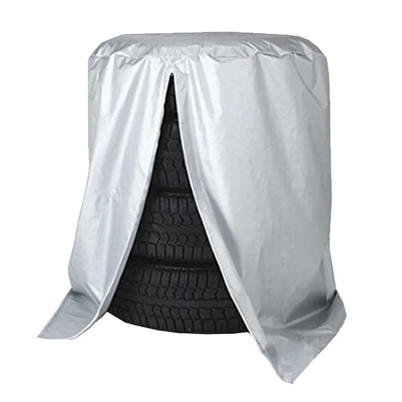 Multisize Car Tire Cover 4 Tires Capacity Storage Bag Waterproof Dustproof 210D Polyester Big Capacity Outdoor Tire Covers