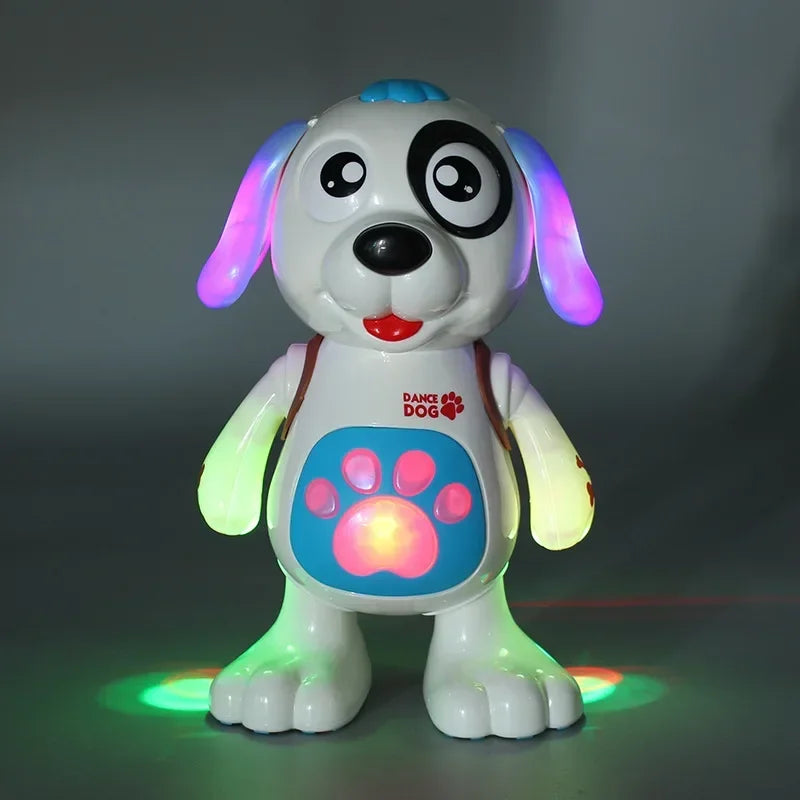 Electronic Pets Robots Dog Toy Music Dance Walk Cute Animals Baby 2 3 4 Years Old Kids Toddlers Learn To Crawl Boy Girl Children