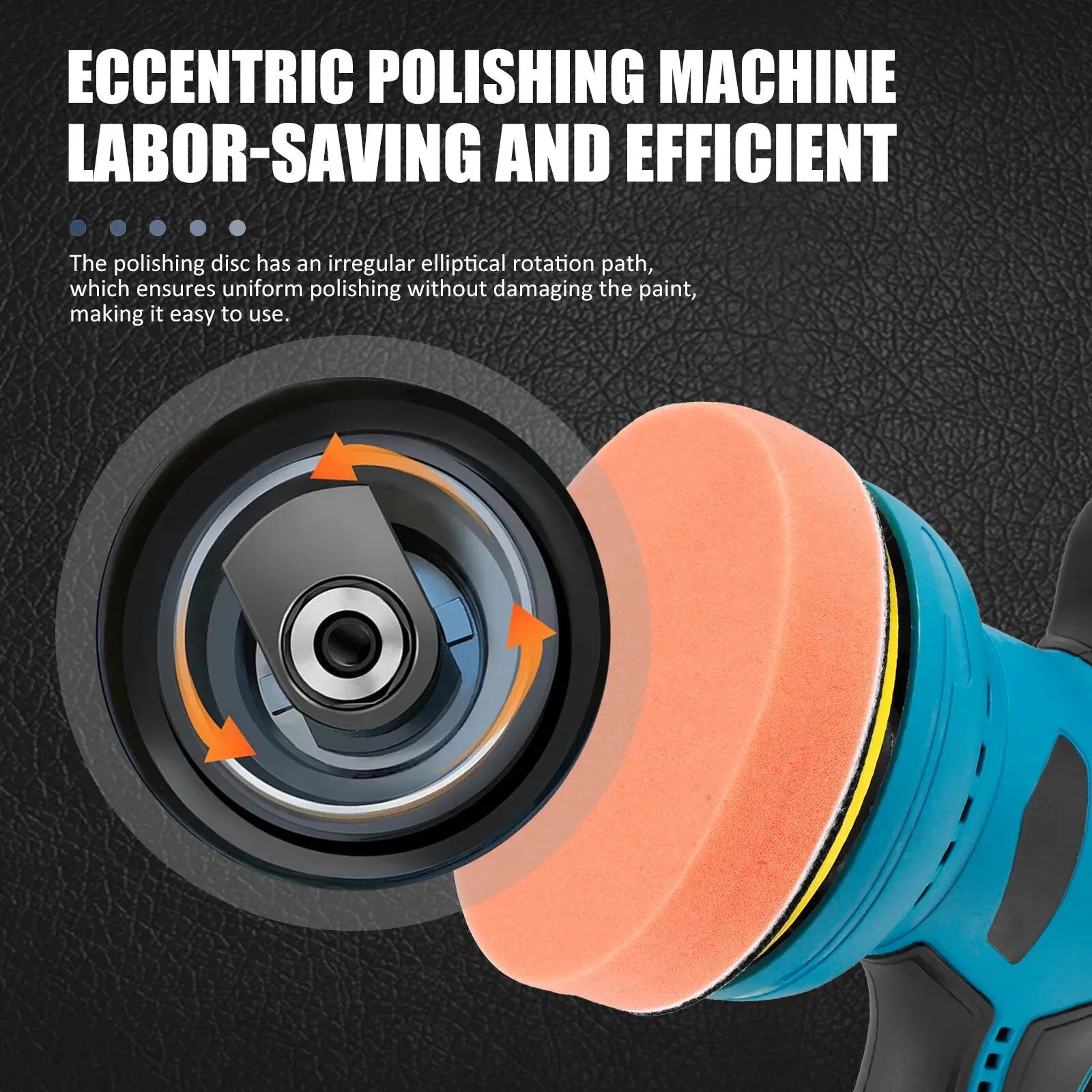 Polishing Machine For Car 12V Cordless Polisher 8 Gears 380W Automotive Electric Waxing Repairing Wireless Sander Polish