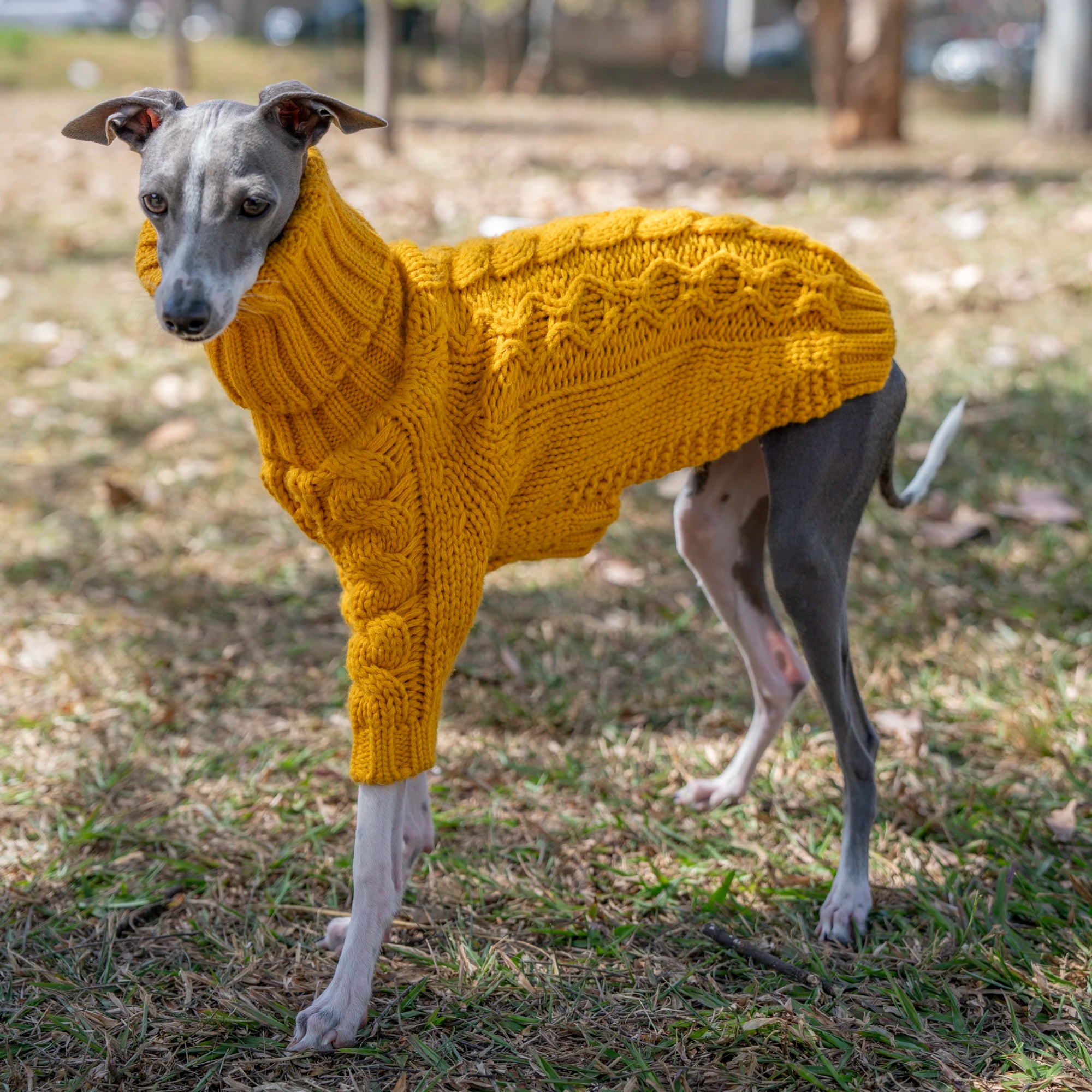 1pc Dog Winter Thickened Sweater Knitted Pet Turtleneck Clothes Comfortable Warm Dog Apparel For Large Dogs In Cold Weather