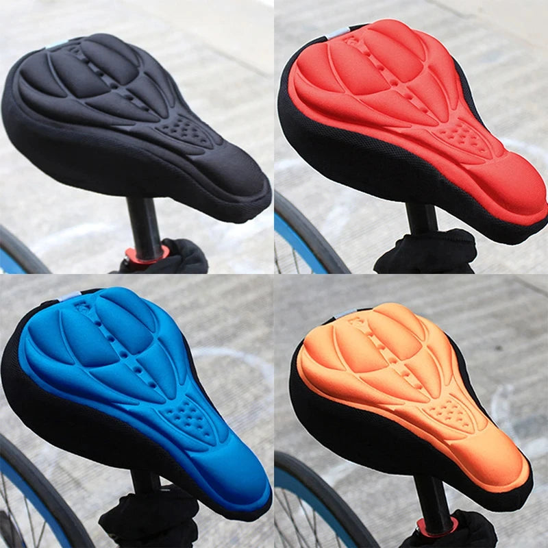 New 3D Saddle Seat NEW Soft Bike Seat Cover Comfortable Foam Seat Cushion Cycling Saddle for Bike Accessories