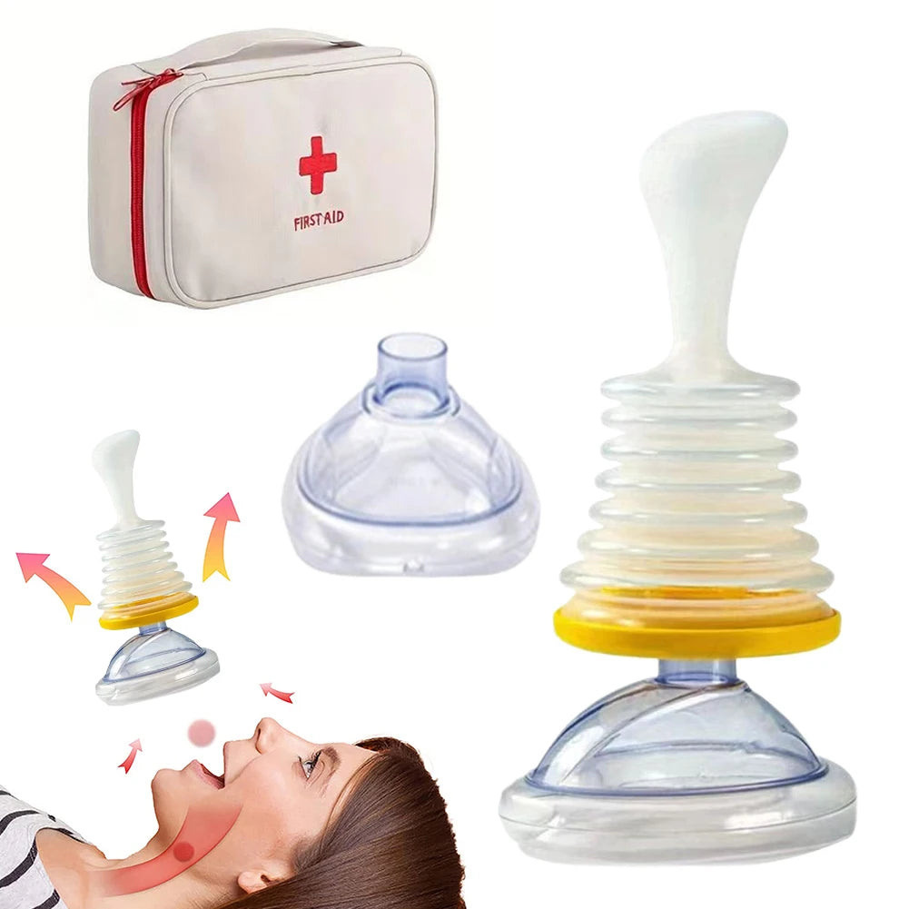 First Aid Kit Emergency Choking Rescue Device Adult Kids Choking Breathing Trainer Anti Suffocation Home Asphyxia Rescues Device