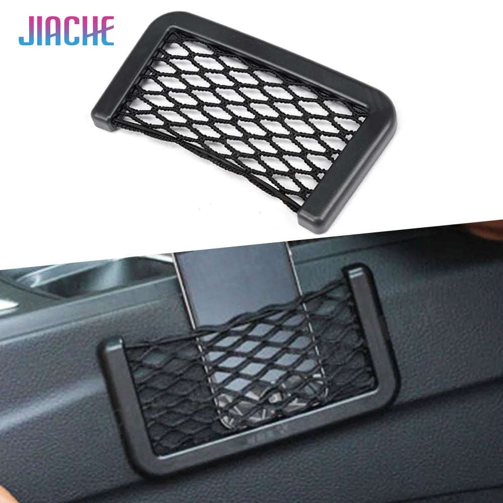 Car Storage Net Automotive Pocket Organizer Bag for Phone Holder Box Facial Tissue For All Car Accessories