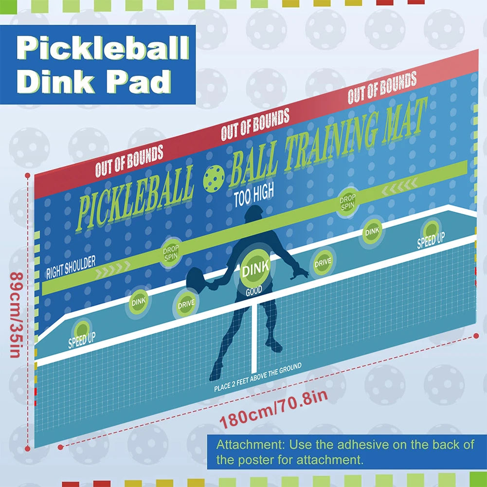 Pickleball Practice Board Pickleball Dink Wall Pad Pickleball Training Dink Pad for Outdoor & Indoor Court Use