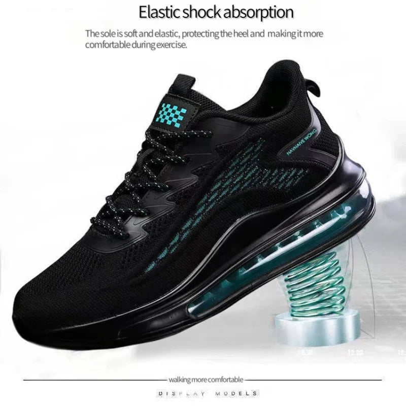 2024 Casual Shoes Breathable and Anti slip Walking Shoes Men's Shoes Outdoor Comfortable and Fashionable Lace up Running Shoes