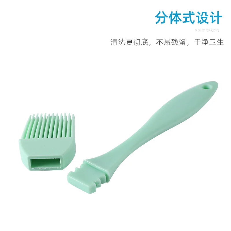 1PCS Silicone BBQ Oil Brush Cake Baking Brush Home DIY Silicone Tools Brush Cooking Basting Brush Silicon Kitchen Barbecue Brush