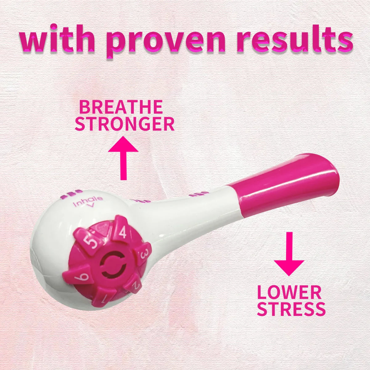 Portable breathing trainer Increases lung capacity Aerobic adjustable resistance exercisers quickly increase lung capacity