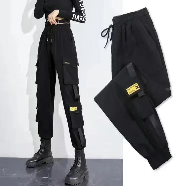 Fashion Joggers Womens Casual Sports Sweatpants Girls Hip Hop Streetwear Female Jogging Lasies Plus Size S-2XL Cargo Trousers