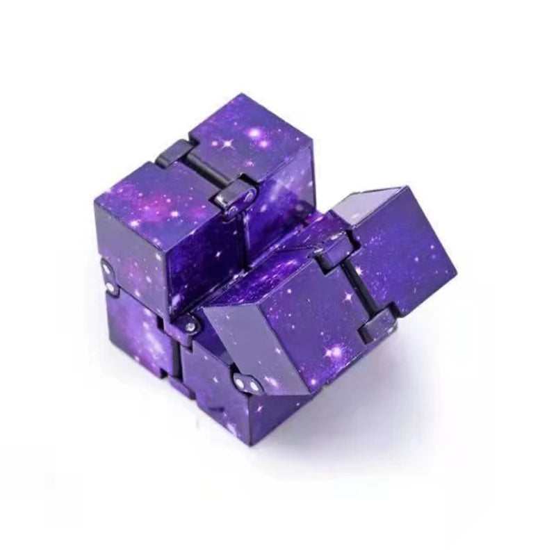 Infinity Magic Cube Starry Sky Square Puzzle Toys Four Corner Maze Toys Children Adult Decompression Relaxing Hand-Held for ADD