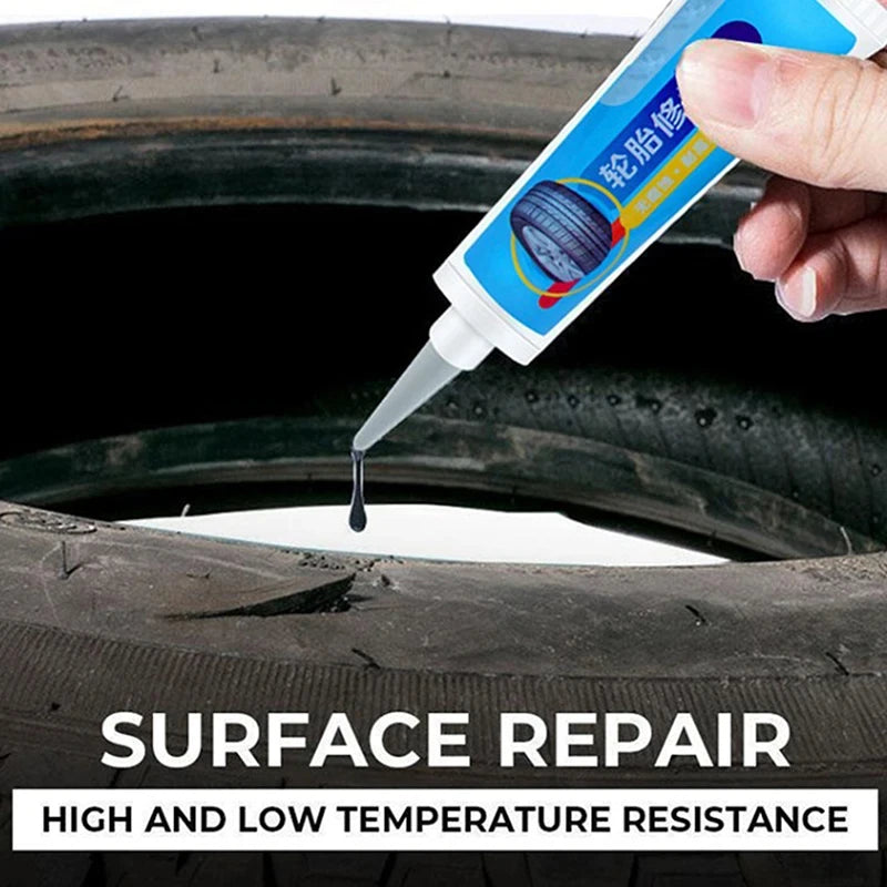 Car Motorbike Bicycle Tyre Tire Repair Sealant Liquid Rubber for Tire Repairing Glue Liquid Strong Rubber Adhesive Glue Tool