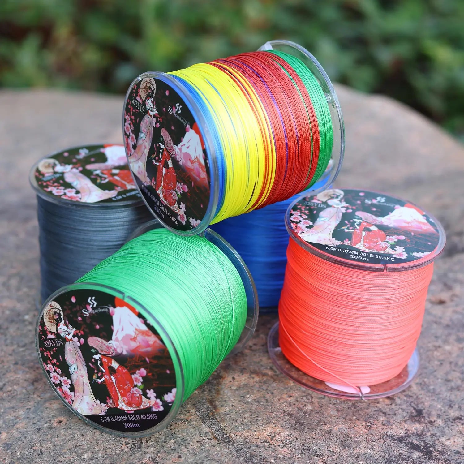 Sougayilang 8 Strands Braided Fishing Line 100M 300M Multifilament Carp Fishing Japanese Braided Wire Fishing Accessorie PE Line