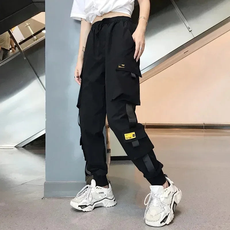 Fashion Joggers Womens Casual Sports Sweatpants Girls Hip Hop Streetwear Female Jogging Lasies Plus Size S-2XL Cargo Trousers