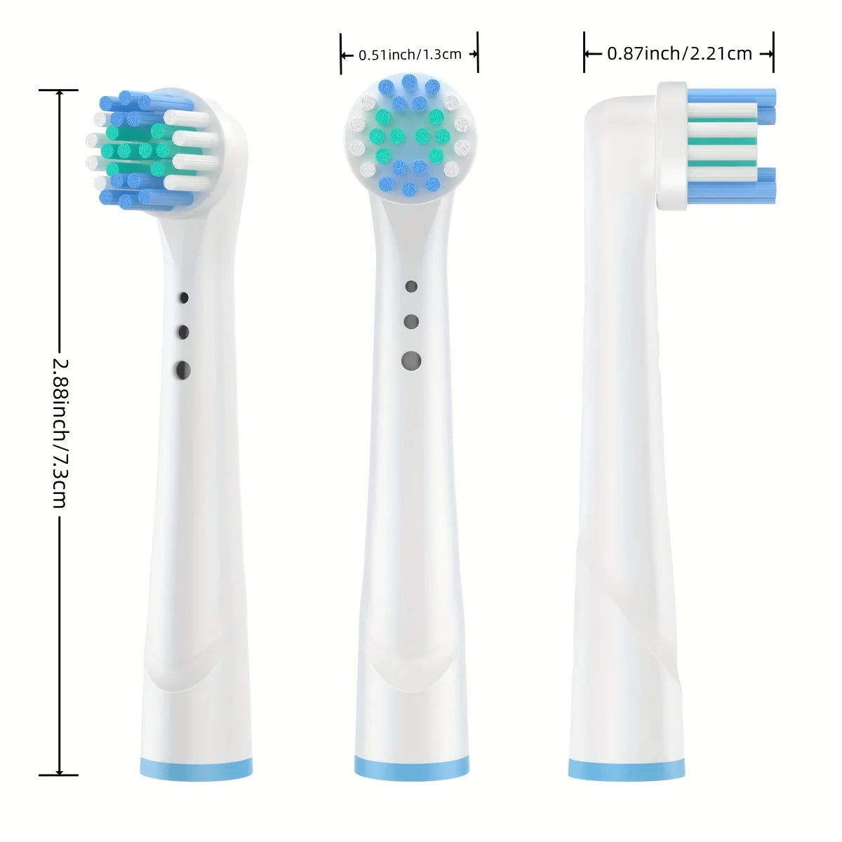 4/12/16Pcs Replacement Toothbrush Heads Compatible with Oral-B Braun Professional Electric Toothbrush Heads Brush Heads