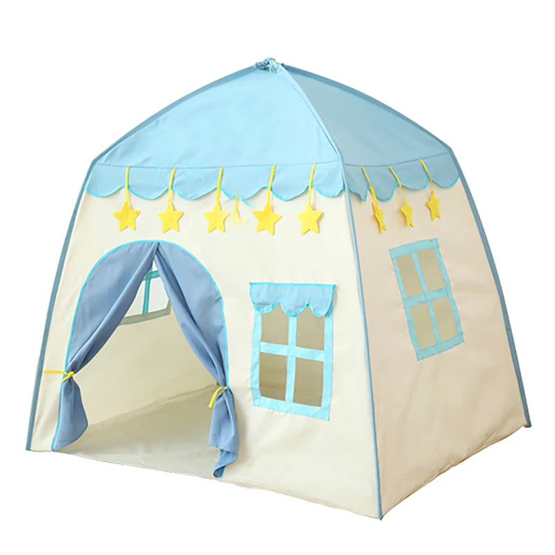 Kids Tent Pink Blue Kids Play House Children Indoor Outdoor Toy House Portable Baby Play House Children Tent Teepee Tent Enfant