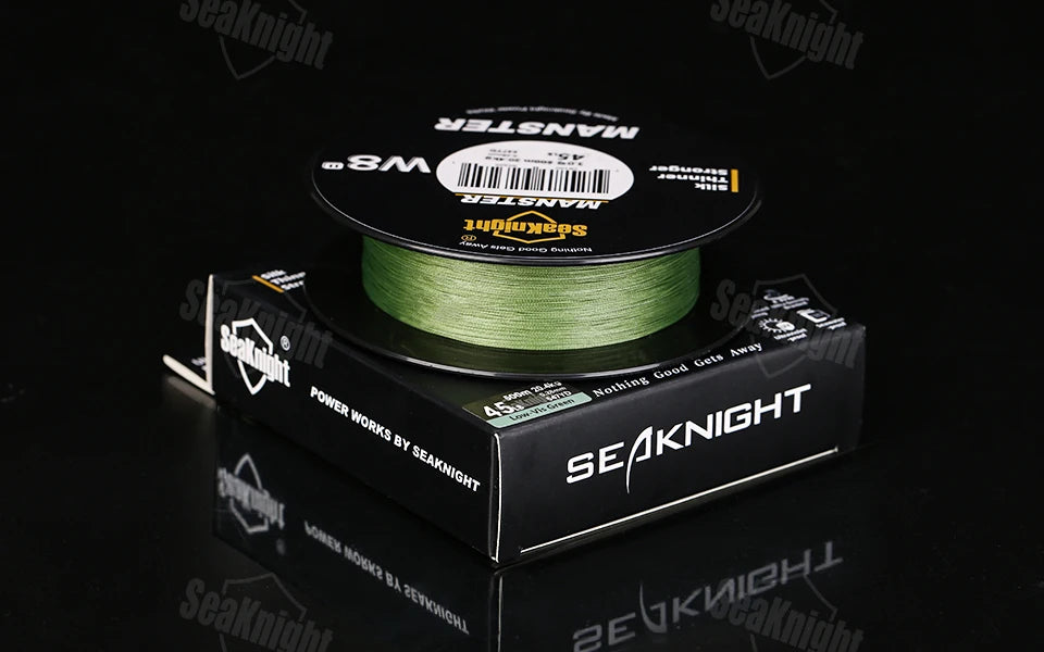 SeaKnight Brand W8 II Series Fishing Lines 8 Weaves 500m 300m 150m Upgrade Strong Braided PE Line for Seawater fishing 15-100LBs