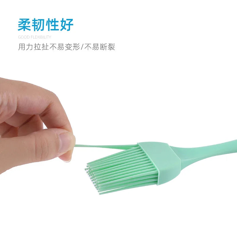 1PCS Silicone BBQ Oil Brush Cake Baking Brush Home DIY Silicone Tools Brush Cooking Basting Brush Silicon Kitchen Barbecue Brush