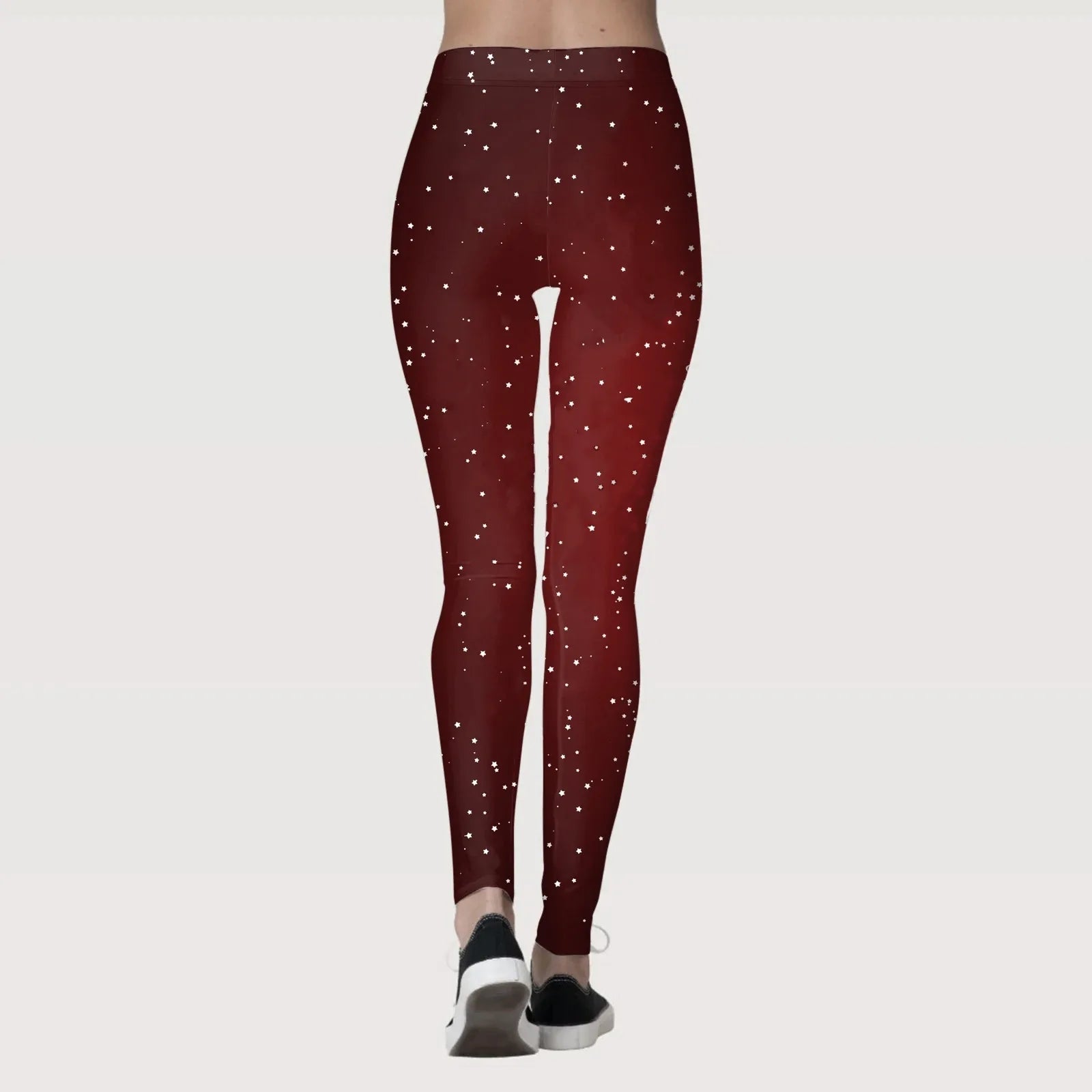 2025Autumn/Winter Santa Claus Ladies Yoga Pants Peach Butt Letter Printed Leggings Basic Casual Sports Fitness Yoga Clothes Sexy