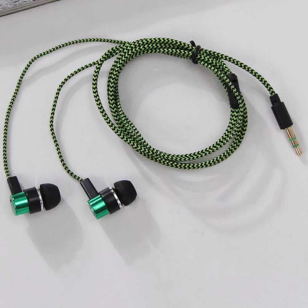 3.5mm In-Ear Wired Headphone 2 Basic Box Bass Stereo Earbuds Mobile Headphone Noise Cancelling Superb Bass Stereo Earphone