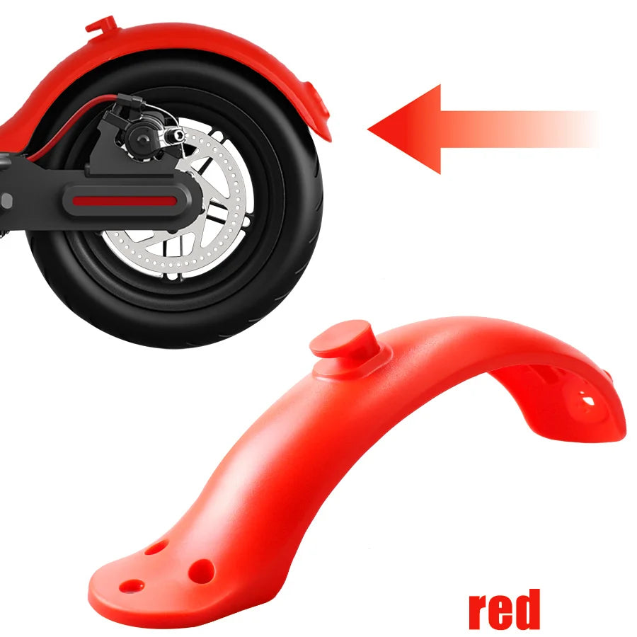 For Xiaomi Mijia MI M365 1S M187 Pro Electric Scooter Tire Splash Fender with Rear Taillight Front Back Guard Mudguard screw KIT