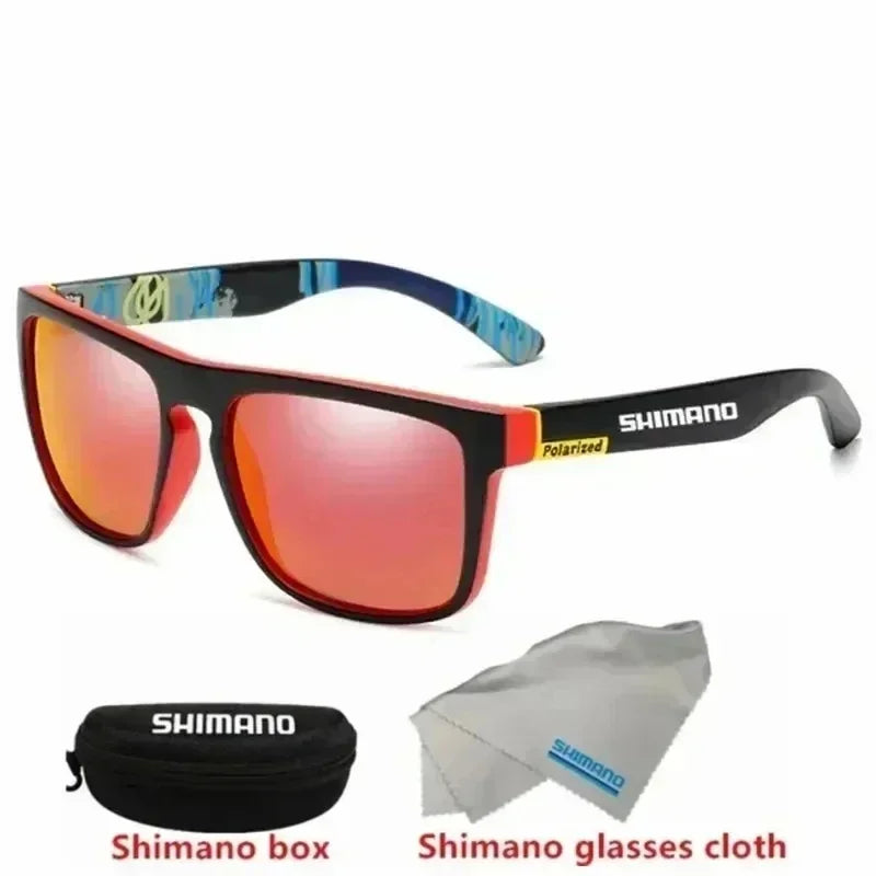 Shimano Polarized Sunglasses UV400 Protection for Men and Women Outdoor Hunting Fishing Driving Bicycle Sunglasses Optional Box