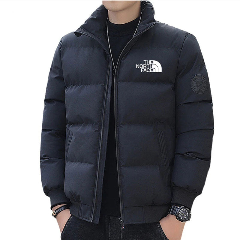 Korean Version New Stand Up Collar Men Cotton Jacket Winter Thick Warm Fashionable Short Down Cotton Jacket