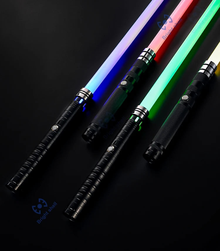 RGB Metal Lightsaber Laser Sword Toys Light Saber 15Color Change Kids Soundfonts Force FX FOC Blaster Toys Jedi Laser Sword Gift