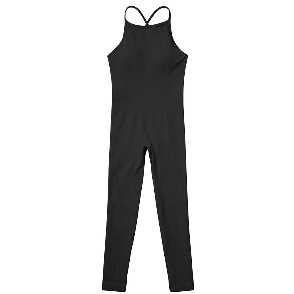 Bodysuit Women Jumpsuit Summer Romper Overalls Sportswear Fashion Streetwear Women Overalls One Piece Fitness Sports Bodysuits