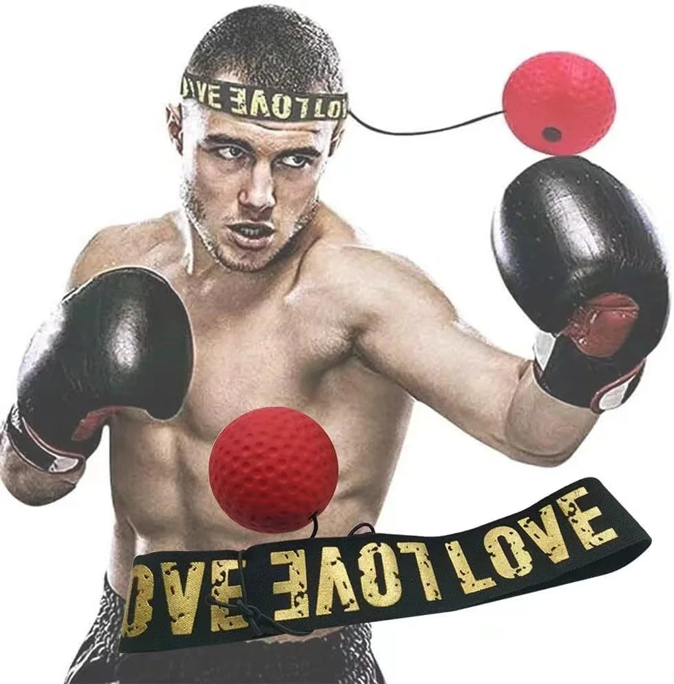 Boxing Punching Balls Head-mounted PU Speed Ball MMA Muay thai Training Hand Eye Reaction Home Sandbag Fitness Boxing Equipment