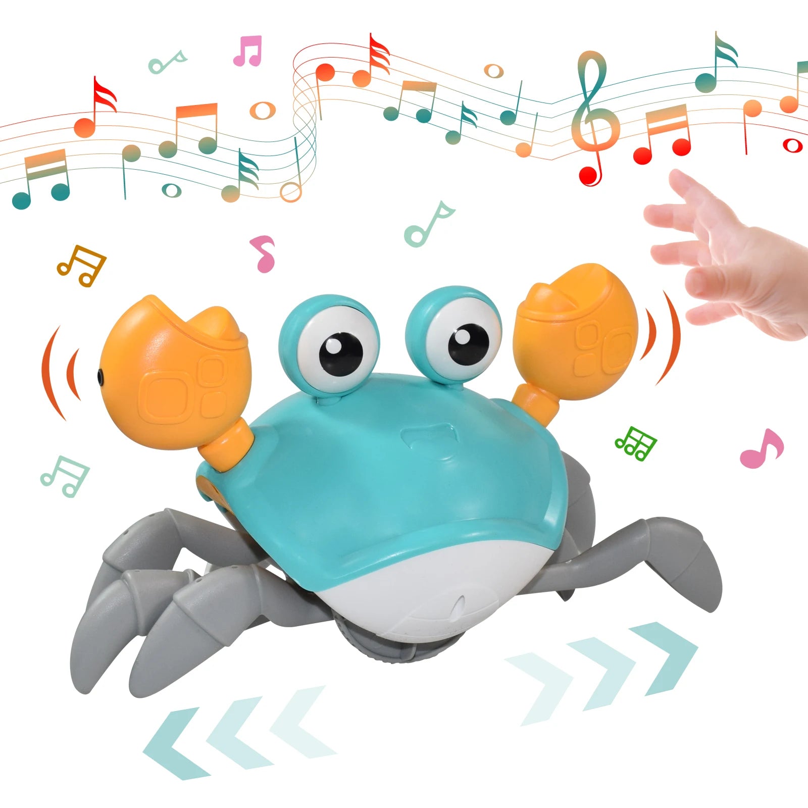 Kids Induction Escape Crab Octopus Crawling Toy Baby Electronic Pets Musical Toys Educational Toddler Moving Toy Christmas Gift