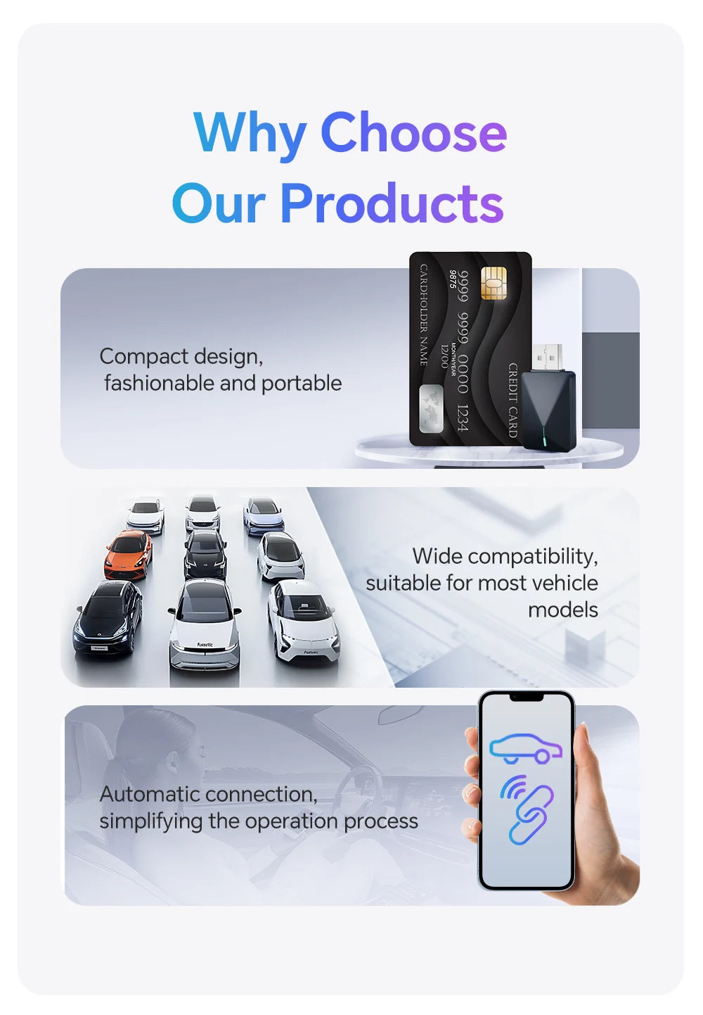 2024 New For Honda Wireless CarPlay Android Car Wireless Adapter Plug and Play Smart Mini Box WiFi Quick Connect Bluetooth