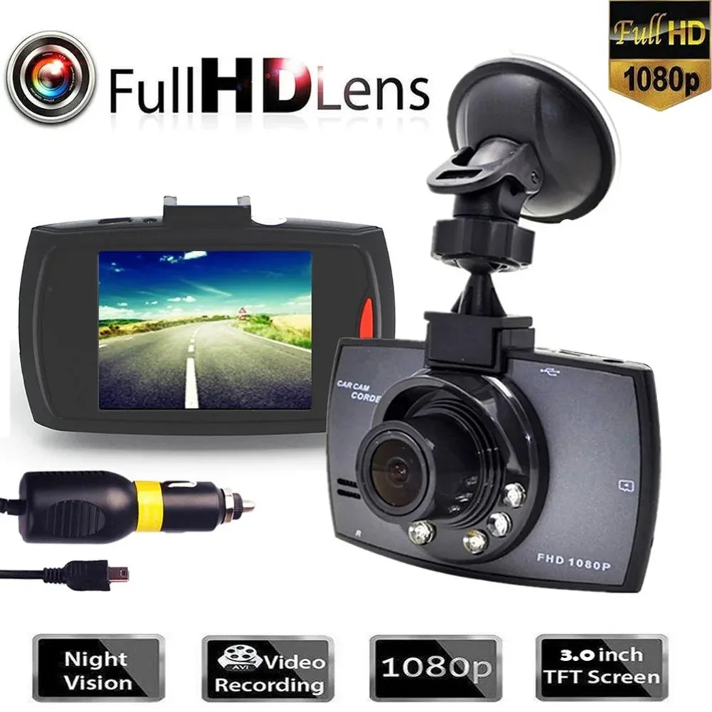 XUSHIDZ 1080P Dash Camera Car Camera Night Vision Vehicle Video Recorder Dashcam DVR Loop Recording Q02 High Cost- Effective