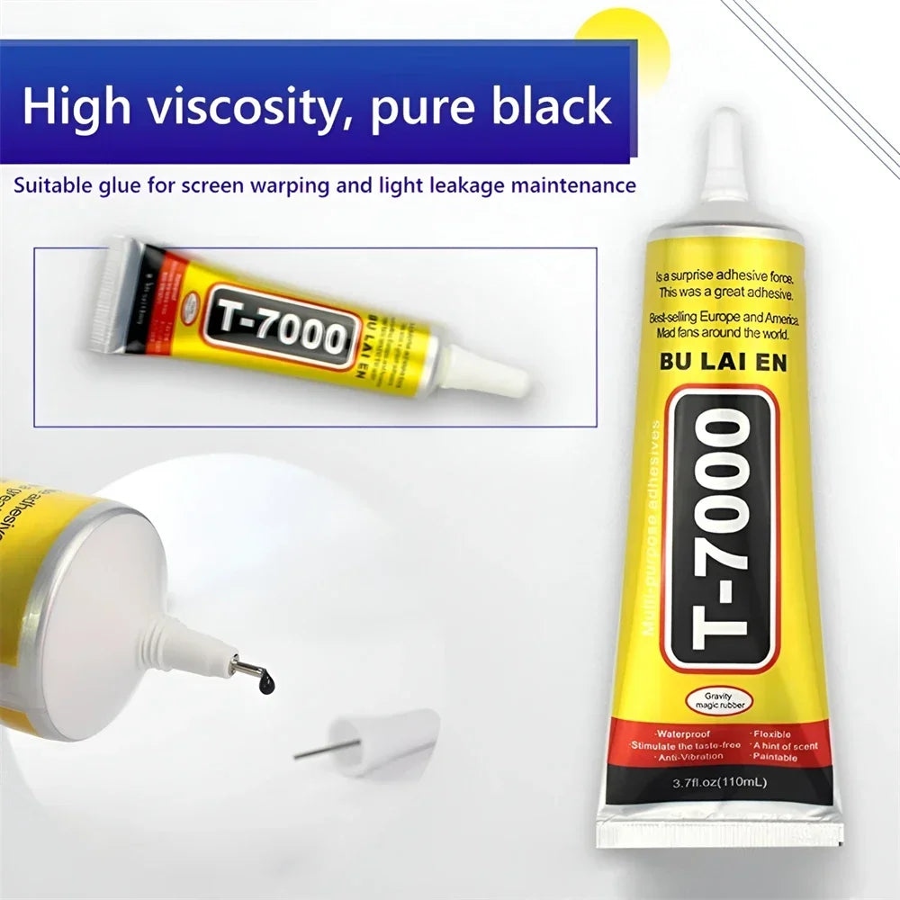 15/50/110ml B-7000 Glue T-8000 Adhesive Epoxy Resin Repair Cell Phone Touch Screen Liquid Glue Jewelry Craft Adhesive Glue