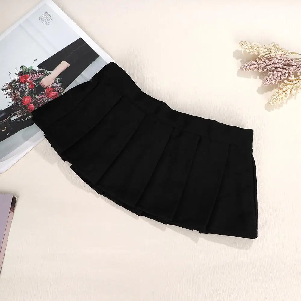 Sexy Pleated mini Skirts Women Summer high Waist Micro Plaid Skirt Pink Black cute Skirts Student Girls Harajuku Goth Y2k Skirt